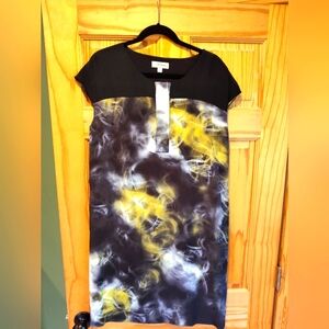 Nordstrom Silk Abstract Laser Tie Dye Dress 4
